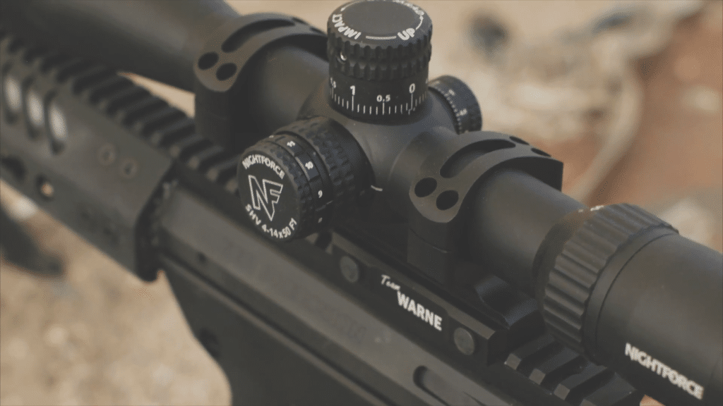 Nightforce SHV F1 4-14x-Adjustment Knobs